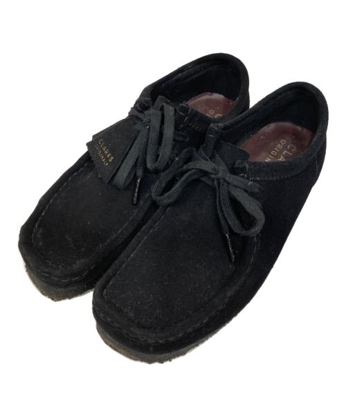 CLARKS ORIGINALS（クラークス オリジナルズ）Clarks Originals (クラークス オリジナルズ) Wallabee ブラック サイズ:25.5の古着・服飾アイテム