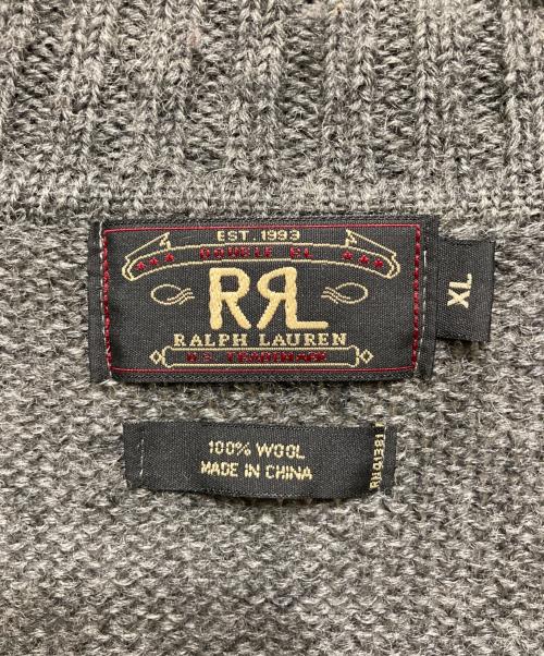 RRL（ダブルアールエル）RRL (ダブルアールエル) 90’sドライバーズニット グレー サイズ:XLの古着・服飾アイテム