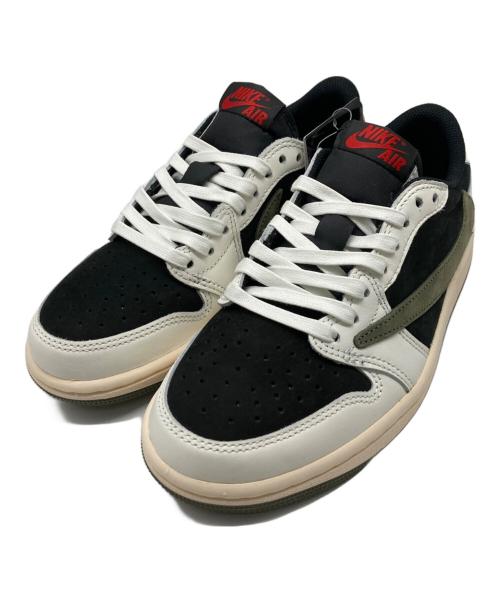 NIKE（ナイキ）NIKE (ナイキ) Travis Scott (トラヴィス・スコット) Women's Air Jordan 1 Low OG Medium Olive サイズ:22.5㎝ 未使用品の古着・服飾アイテム