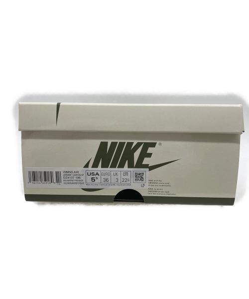 NIKE（ナイキ）NIKE (ナイキ) Travis Scott (トラヴィススコット) Women's Air Jordan 1 Low OG Medium Olive サイズ:22.5㎝ 未使用品の古着・服飾アイテム