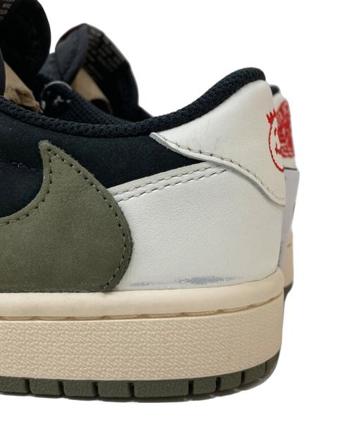 NIKE（ナイキ）NIKE (ナイキ) Travis Scott (トラヴィススコット) Women's Air Jordan 1 Low OG Medium Olive サイズ:22.5 未使用品の古着・服飾アイテム