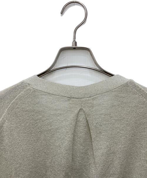 FRAY ID（フレイ アイディー）FRAY ID (フレイ アイディー) LUNARシアーラメVネックカーディガン ベージュ サイズ:FREEの古着・服飾アイテム