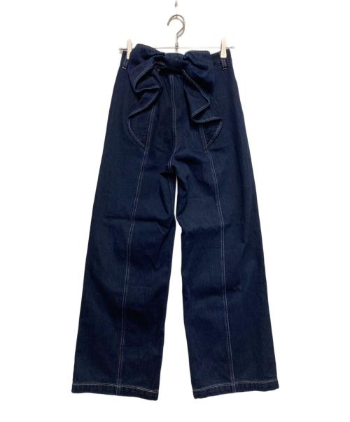 Resexxy（リゼクシー）RESEXXY (リゼクシー) バックリボンデニムパンツ インディゴ サイズ:M 未使用品の古着・服飾アイテム