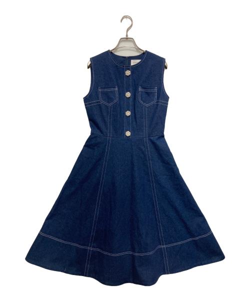 LUDICRUM（ルーディクルム）LUDICRUM (ルーディクルム) Bijou denim onepiece インディゴ サイズ:Ⅿ 未使用品の古着・服飾アイテム