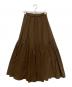 allureville (アルアバイル) バイヤス切替ギャザーSK A ブラウン サイズ:SIZE 1：10000円