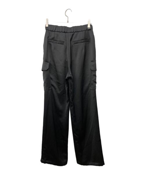 Pinky & Dianne（ピンキーアンドダイアン）Pinky & Dianne (ピンキーアンドダイアン) サテンカーゴパンツ ブラック サイズ:Mの古着・服飾アイテム