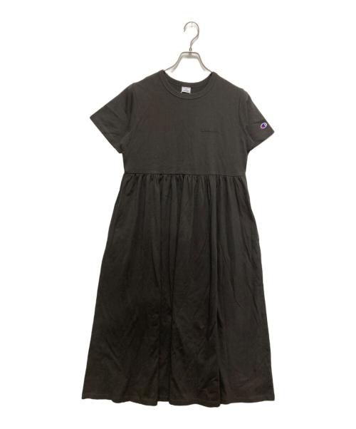 Champion（チャンピオン）Champion (チャンピオン) Sonny Label (サニーレーベル) 別注ギャザーワンピース グレー サイズ:FREE 未使用品の古着・服飾アイテム