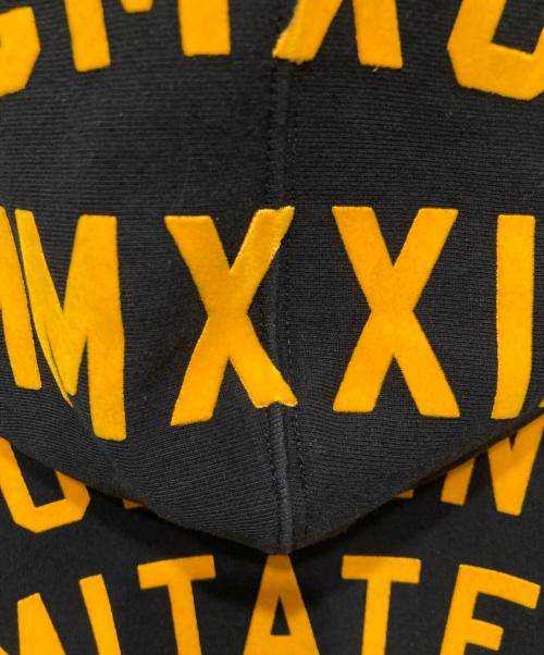 SUPREME（シュプリーム）SUPREME (シュプリーム) Team Flocked Hooded Sweatshirt ブラック サイズ:XLの古着・服飾アイテム