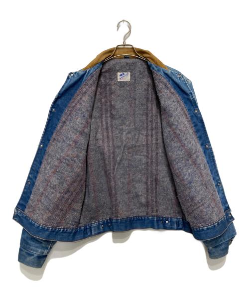 Wrangler（ラングラー）Wrangler (ラングラー) ブランケットジャケット インディゴ サイズ:不明の古着・服飾アイテム