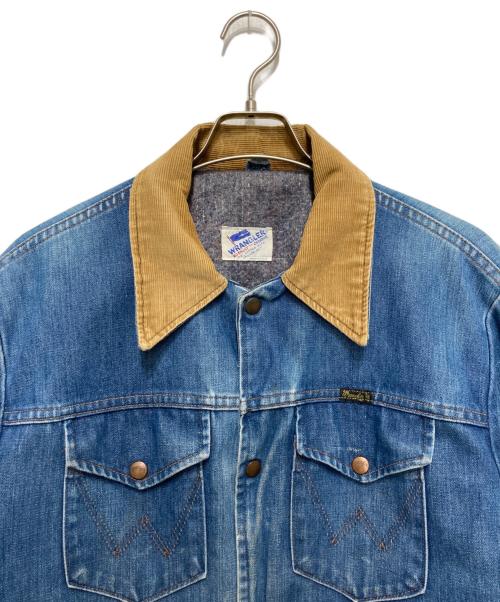 Wrangler（ラングラー）Wrangler (ラングラー) ブランケットジャケット インディゴ サイズ:不明の古着・服飾アイテム
