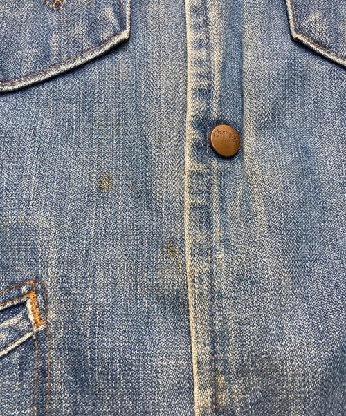 Wrangler（ラングラー）Wrangler (ラングラー) ブランケットジャケット インディゴ サイズ:不明の古着・服飾アイテム