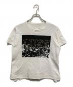sacaiサカイ）の古着「スタッズジップTシャツ」｜ホワイト