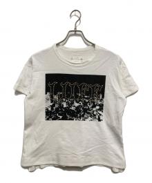 sacai（サカイ）の古着「スタッズジップTシャツ」｜ホワイト