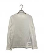 JIL SANDERジルサンダー）の古着「ロゴラベルカットソー」｜ホワイト