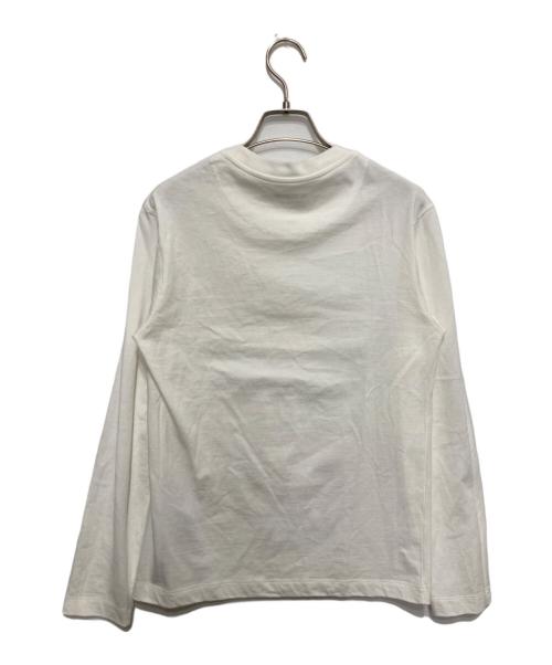 JIL SANDER（ジルサンダー）JIL SANDER (ジルサンダー) ロゴラベルカットソー ホワイト サイズ:XSの古着・服飾アイテム