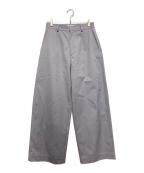 LOEFFロエフ）の古着「ツイルバギーパンツ」｜パープル