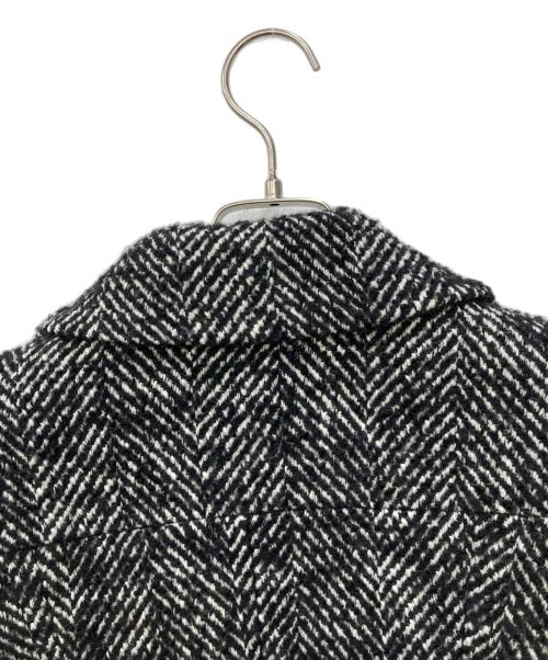 HER LIP TO（ハーリップトゥ）Her lip to (ハーリップトゥ) Herringbone Wool-Blend Classic Coat ブラック サイズ:Mの古着・服飾アイテム