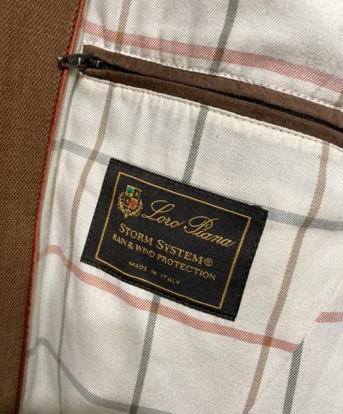 LORO PIANA（ロロピアーナ）LORO PIANA (ロロピアーナ) ストームシステムジップアップジャケット ブラウン サイズ:XSの古着・服飾アイテム