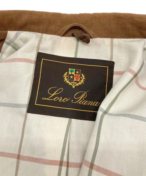LORO PIANA（ロロピアーナ）LORO PIANA (ロロピアーナ) ストームシステムジップアップジャケット ブラウン サイズ:XSの古着・服飾アイテム