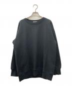 nanamicaナナミカ）の古着「Crew Neck Sweat」｜ブラック