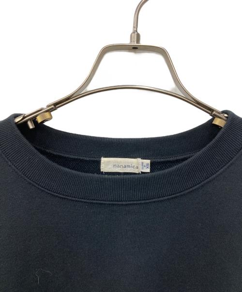 nanamica（ナナミカ）nanamica (ナナミカ) Crew Neck Sweat ブラック サイズ:XSの古着・服飾アイテム