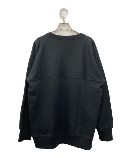 nanamica（ナナミカ）nanamica (ナナミカ) Crew Neck Sweat ブラック サイズ:XSの古着・服飾アイテム