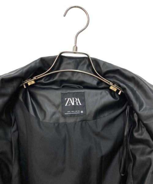 ZARA（ザラ）zara (ザラ) パデットジャケット ブラック サイズ:Ｌの古着・服飾アイテム