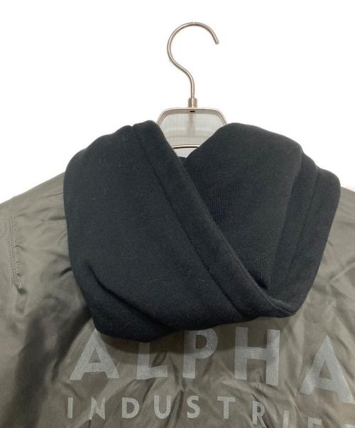 ALPHA（アルファ）ALPHA (アルファ) 3way リバーシブル フライトジャケット ブラック サイズ:Lの古着・服飾アイテム