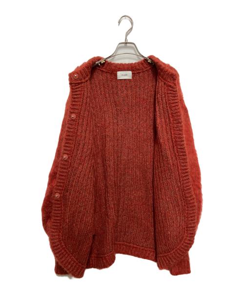 CLANE（クラネ）CLANE (クラネ) COLOR MOHAIR SHAGGY CARDIGAN レッド サイズ:1の古着・服飾アイテム