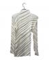 ISSEY MIYAKE (イッセイミヤケ) プリーツカットソー ホワイト サイズ:M：10000円