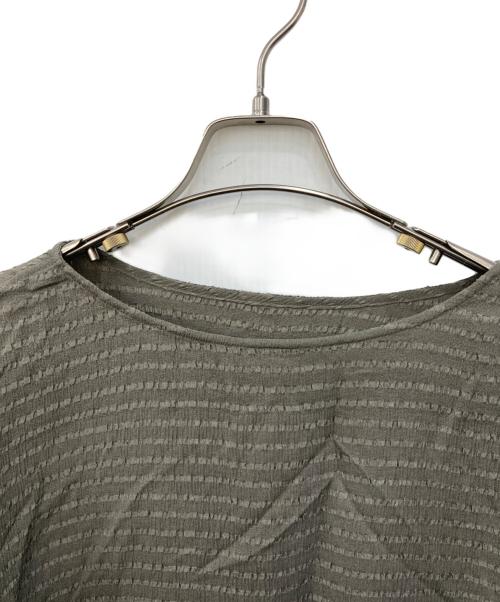 JURGEN LEHL（ヨーガンレール）JURGEN LEHL (ヨーガンレール) サイドスリットブラウス ブラウン サイズ:Mの古着・服飾アイテム