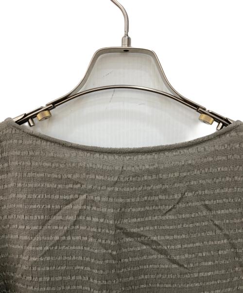 JURGEN LEHL（ヨーガンレール）JURGEN LEHL (ヨーガンレール) サイドスリットブラウス ブラウン サイズ:Mの古着・服飾アイテム