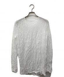 ISSEY MIYAKE（イッセイミヤケ）の古着「プリーツカットソー」｜ホワイト
