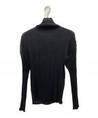 ISSEY MIYAKEイッセイミヤケ）の古着「ドルマンスリーブプリーツカットソー」｜ブラック