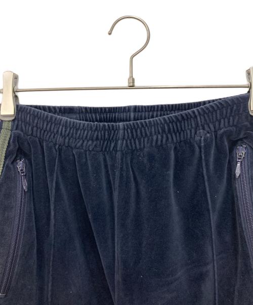 Needles（ニードルズ）Needles (ニードルズ) ベロアトラックパンツ Narrow Track Pant ネイビー サイズ:Mの古着・服飾アイテム