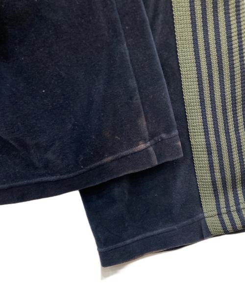 Needles（ニードルズ）Needles (ニードルズ) ベロアトラックパンツ Narrow Track Pant ネイビー サイズ:Mの古着・服飾アイテム