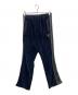 Needles（ニードルズ）の古着「ベロアトラックパンツ Narrow Track Pant」｜ネイビー