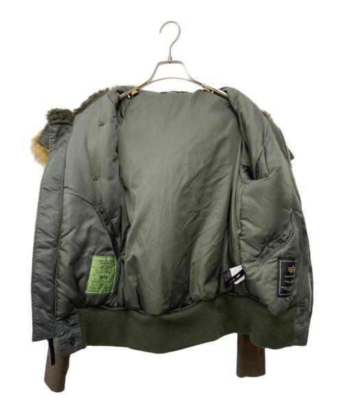 ALPHA（アルファ）ALPHA (アルファ) glamb (グラム) フライトジャケット グリーン サイズ:Sの古着・服飾アイテム