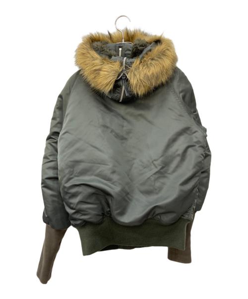 ALPHA（アルファ）ALPHA (アルファ) glamb (グラム) フライトジャケット グリーン サイズ:Sの古着・服飾アイテム