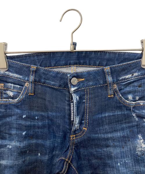 DSQUARED2（ディースクエアード）DSQUARED2 (ディースクエアード) デニムパンツ Jeans Jennifer インディゴ サイズ:38の古着・服飾アイテム