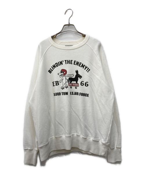 COLIMBO（コリンボ）COLIMBO (コリンボ) “Lagergeld Sweat EB66 BLINDIN’ THE ENEMY ホワイト サイズ:XLの古着・服飾アイテム