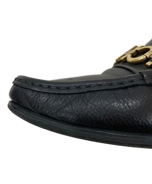 Salvatore Ferragamo（サルヴァトーレ フェラガモ）Salvatore Ferragamo (サルヴァトーレ フェラガモ) ガンチーニビットローファー ブラック サイズ:SIZE 6 1/2の古着・服飾アイテム