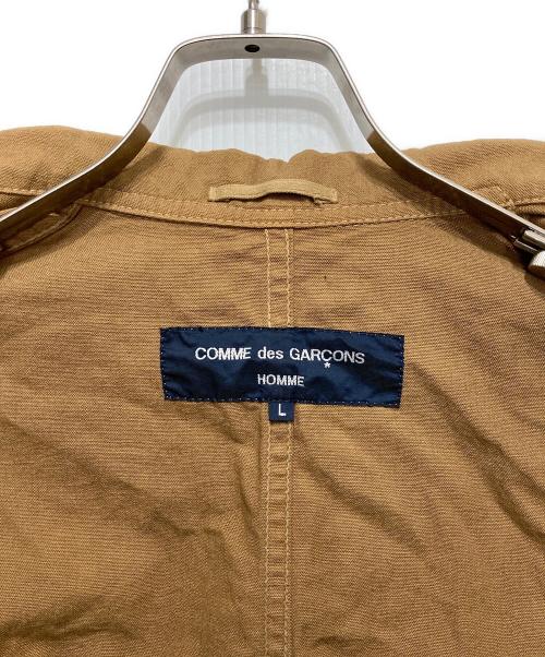 COMME des GARCONS HOMME（コムデギャルソン オム）COMME des GARCONS HOMME (コムデギャルソン オム) カバーオール ブラウン サイズ:Lの古着・服飾アイテム