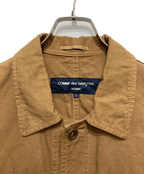 COMME des GARCONS HOMME（コムデギャルソン オム）COMME des GARCONS HOMME (コムデギャルソン オム) カバーオール ブラウン サイズ:Lの古着・服飾アイテム