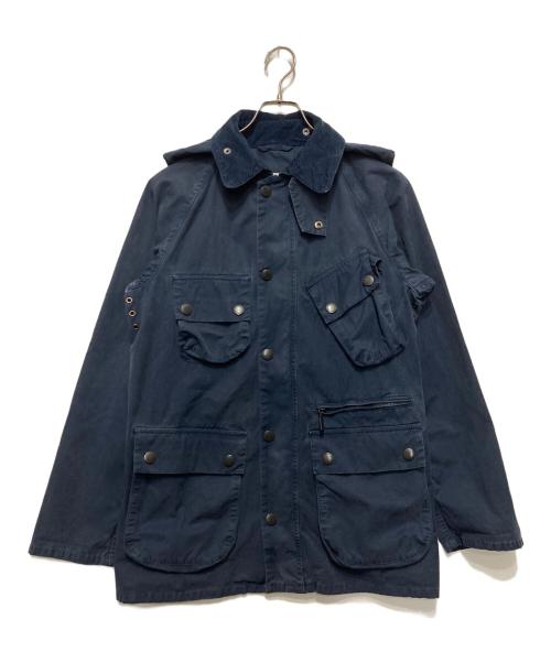 Barbour（バブアー）Barbour (バブアー) WHITE MOUNTAINEERING (ホワイトマウンテ二アニング) OVERDYED JACKET ネイビー サイズ:34の古着・服飾アイテム