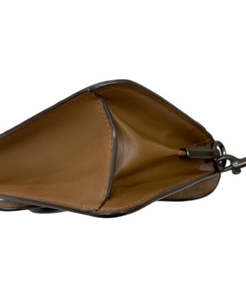 COACH（コーチ）COACH (コーチ) シグネチャー2WAYバッグ ベージュの古着・服飾アイテム