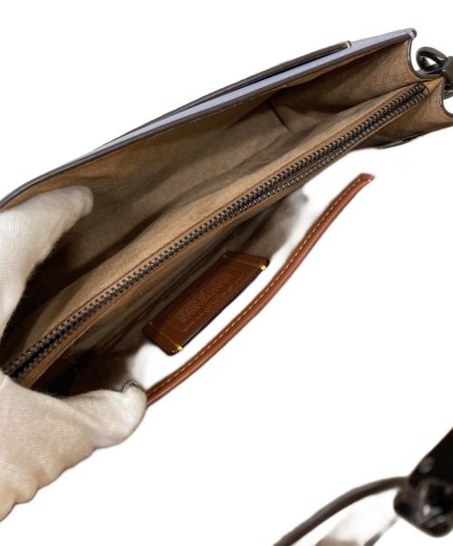 COACH（コーチ）COACH (コーチ) シグネチャー2WAYバッグ ベージュの古着・服飾アイテム