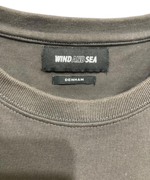 WIND AND SEA（ウィンダンシー）WIND AND SEA (ウィンダンシー) Denham (デンハム) 半袖Tシャツ グレー サイズ:Mの古着・服飾アイテム