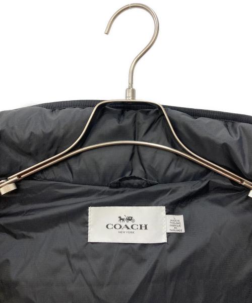 COACH（コーチ）COACH (コーチ) ダウンジャケット ブラック サイズ:Ｌの古着・服飾アイテム