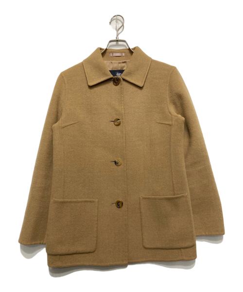 BURBERRY LONDON（バーバリーロンドン）BURBERRY LONDON (バーバリーロンドン) 裏ノヴァカシミヤ混ウールジャケット アイボリー サイズ:36の古着・服飾アイテム